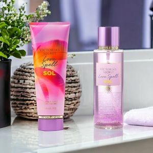 Victoria’s Secret Love Spell Sol Lotion Gift Set Nwt